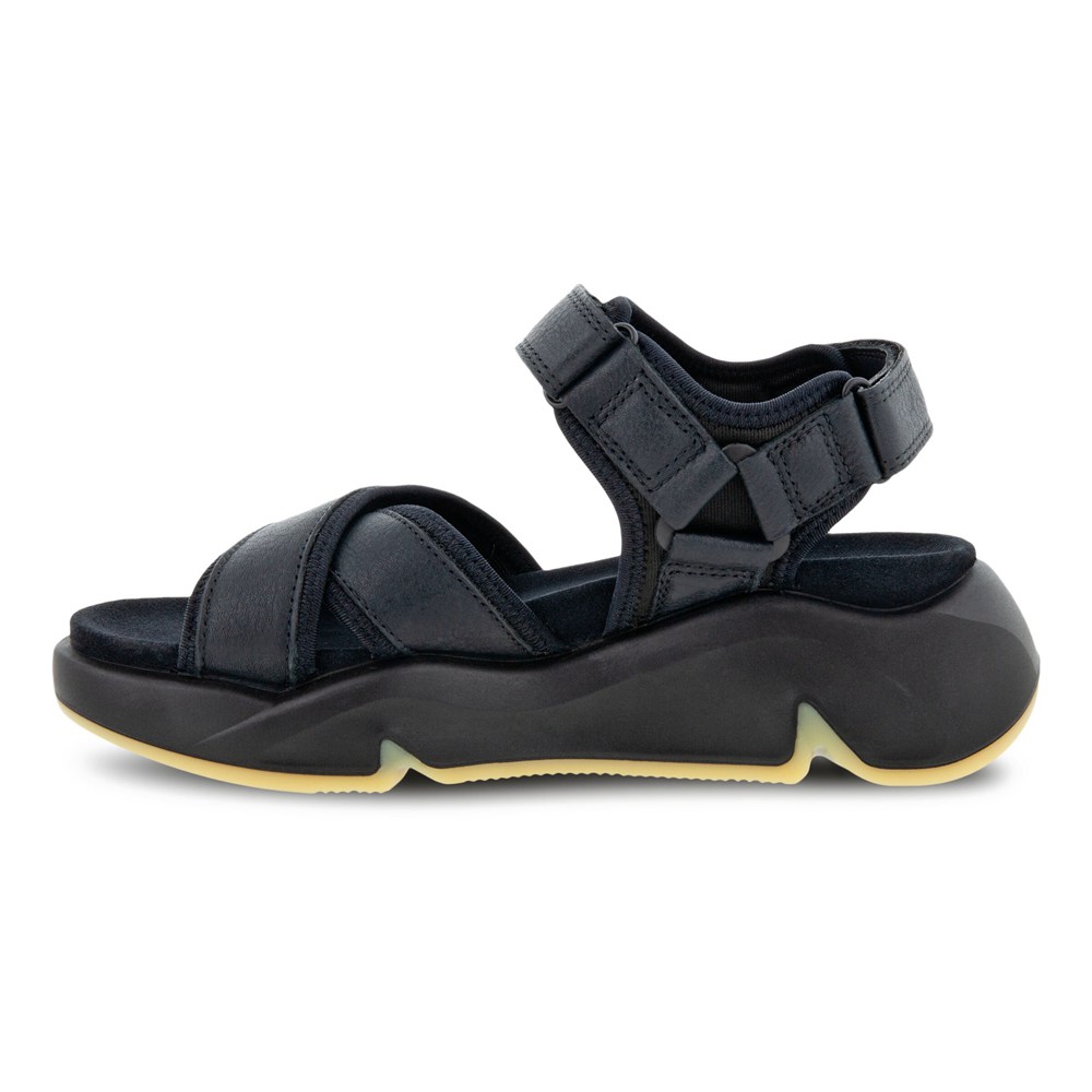 Sandalias Mujer - ECCO Chunky Criss-Cross - Negros - SZY731046